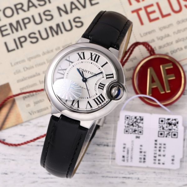AF 공장 | Cartier 블루 볼륨 시리즈 WSBB0033 33mm 쿼츠 무브먼트