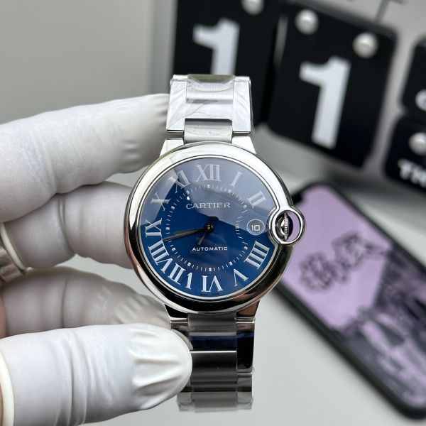 AF 공장｜9015 무브먼트｜40mm｜까르띠에 블루 발롱